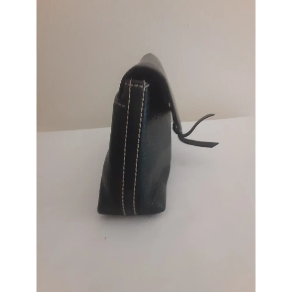 Ann Taylor‎ Women's Small Black Clutch Purse with Outside Pocket
